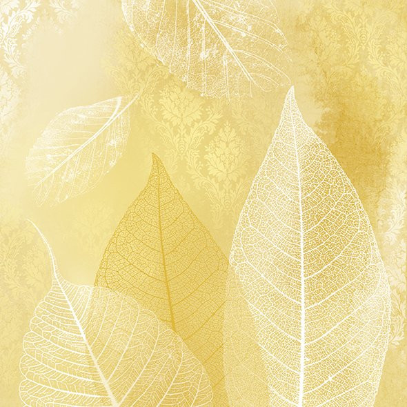 Translucent Leaves-Gold