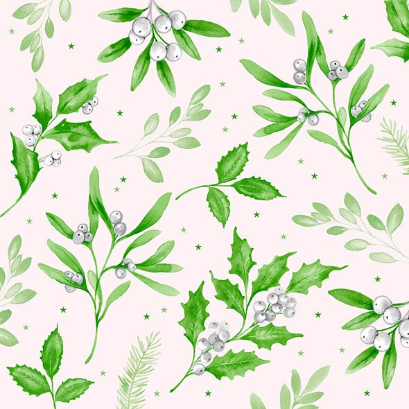 Branches of Harmony-Cream Green