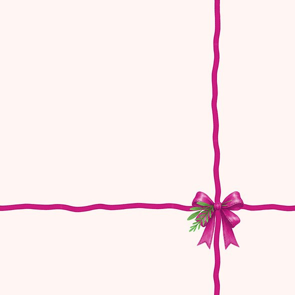 Tiny Present Bow-Cream