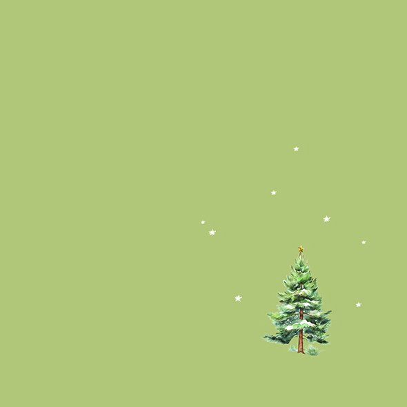Tiny Christmas Tree-Avocado
