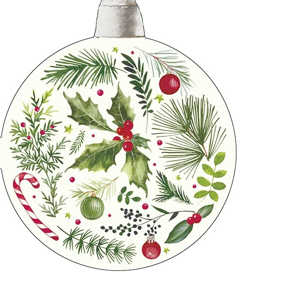 Cut Out - Christmas Branches Allover (Pkt 12)