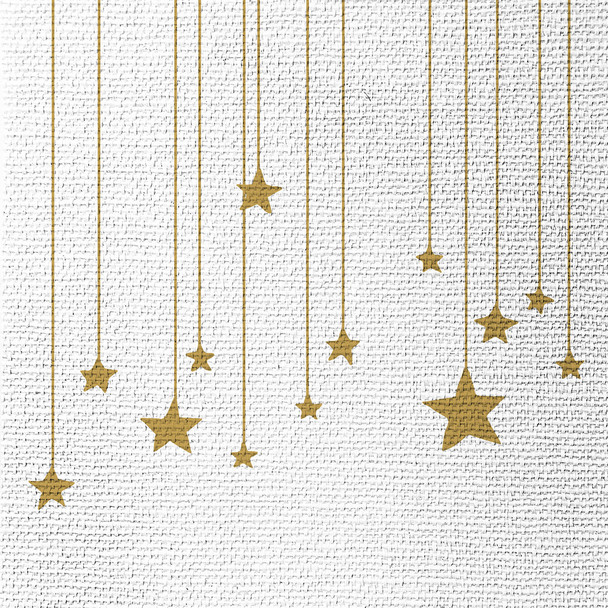 Stars on Canvas White (X26PPDL333 003176)