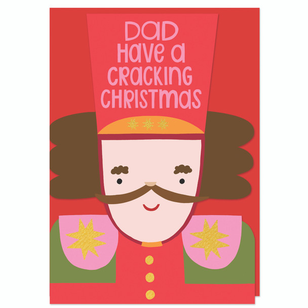 Dad Cracking Christmas (Die-cut)