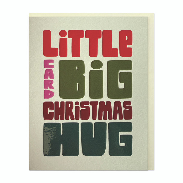 Small Card - Little Card Big Christmas Hug