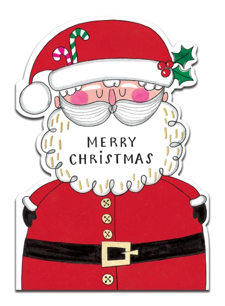 Santa (Die-Cut, Foil)