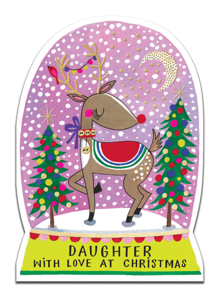 Daughter Reindeer (Die-Cut, Foil)