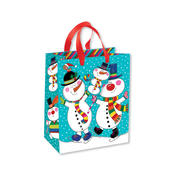 Bag Medium - Snowmen (200x240x110mm) 