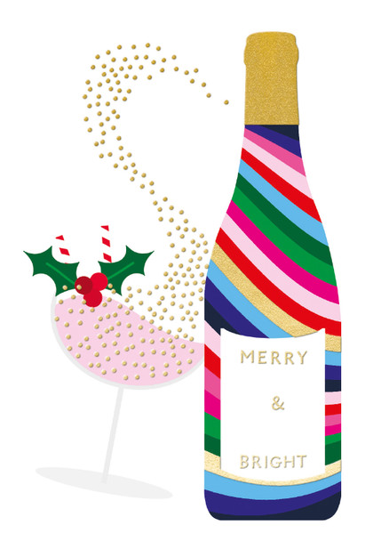 Merry & Bright Christmas Tipple (153x108mm) (X26RED XJOY08)