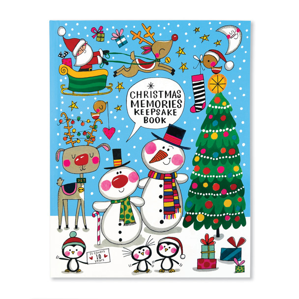 Christmas Memories - Illustrated Pages Covers 10 Years (Hard Cover)