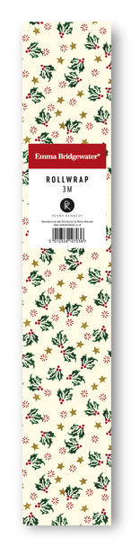 Rollwrap 12BIN- EB SALE Scattered Holly (3mtrx70cm) (X26PKWR 08201800)