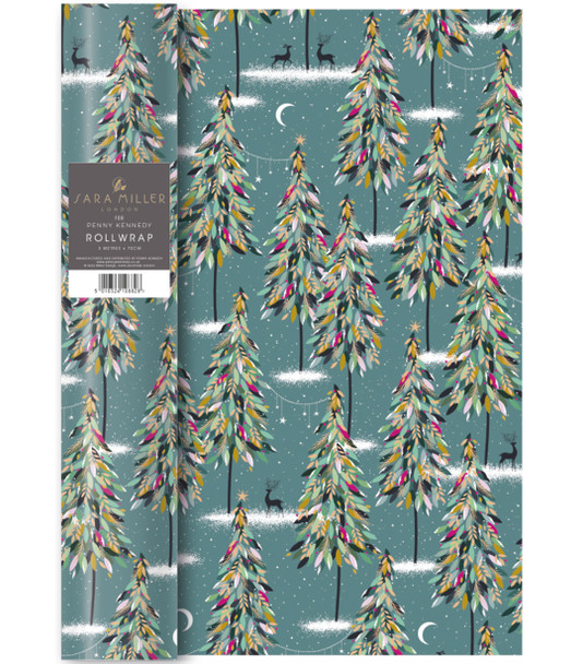 Rollwrap 12BIN- SM Teal Forest (3mtrx70cm) (X26PKWR 18161300)