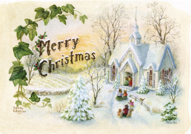 SALE Holly Pond Hill- Victorian Merry Christmas (X26POF SWX07)