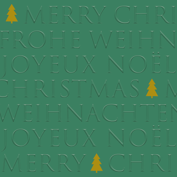 Christmas Letters Tree Green (X26PPDL333 103179)