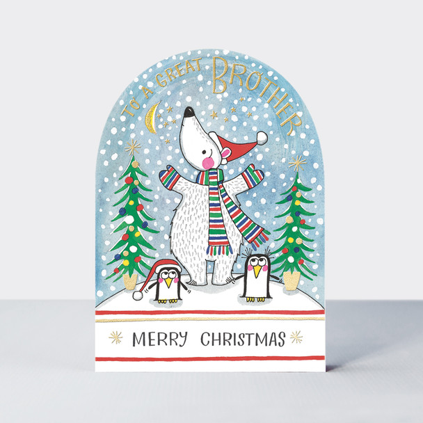 SALE Die-cut Flitter - Brother Polar Bear