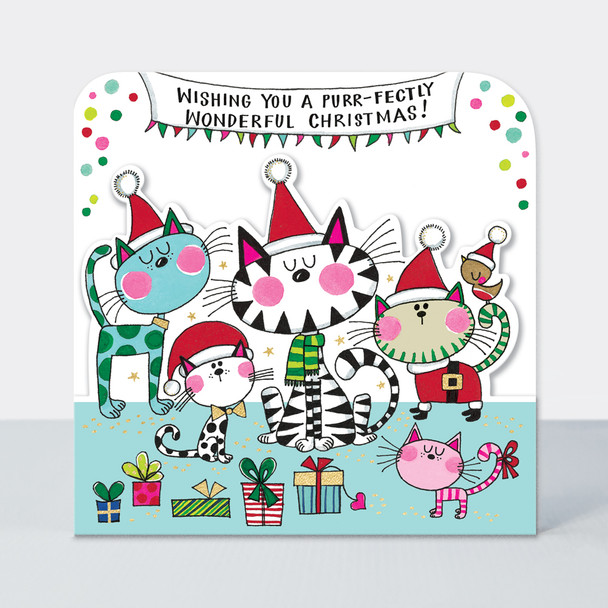 SALE - Christmas Cats (Die-Cut)