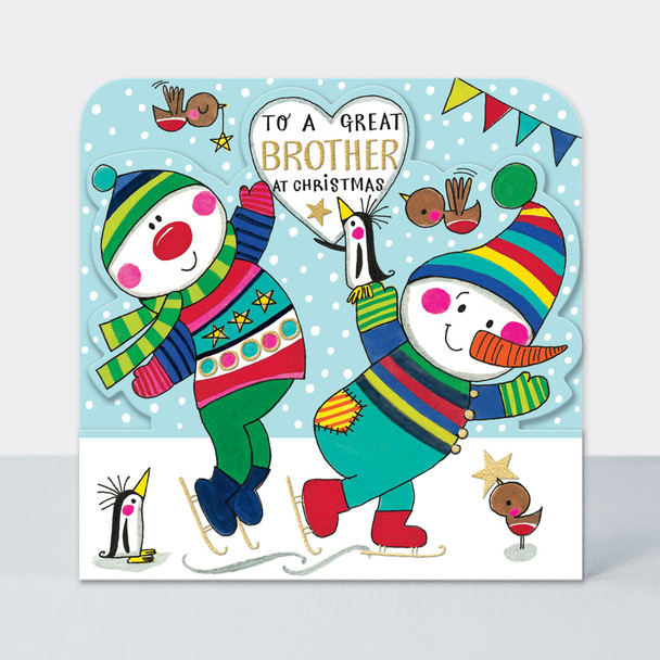 SALE - Great Brother Snowmen (Die-Cut)