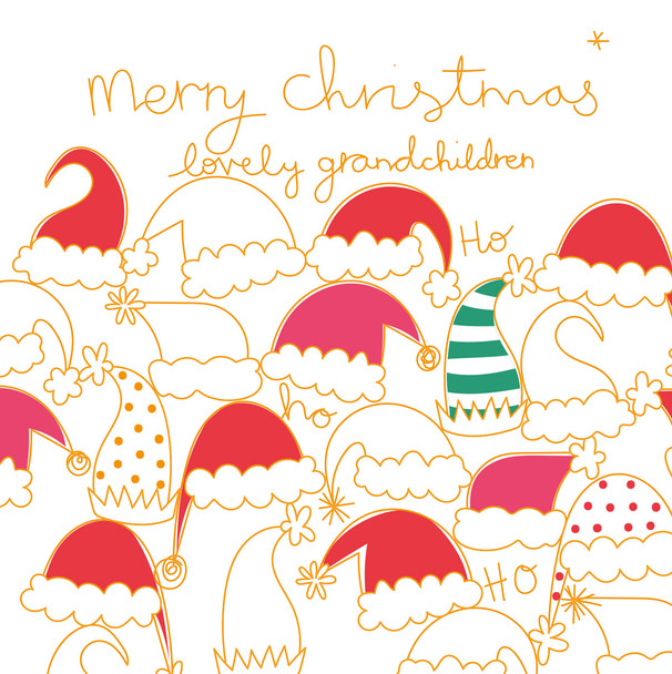 SALE Grandchildren Santa Hats (unbagged) (X26BBD MOX005)