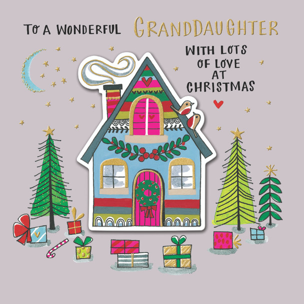 SALE 3D Attachment Gold Foil - Granddaughter House