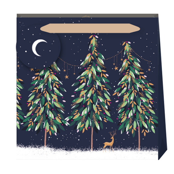 Gift Bag Medium- SM Midnight Deer (W22xH22xD8cm) (X26PKBM 13161203)