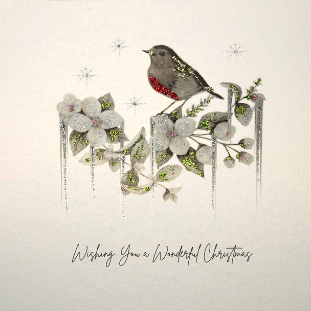 SALE - Wonderful Christmas Robin (X26FDS FL08)