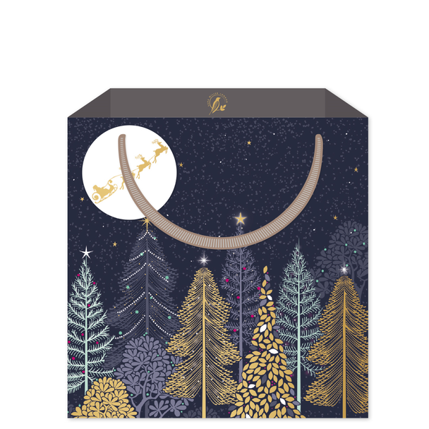 Gift Bag Medium- SM SALE Winter Forest (W22xH22xD8cm) (X26PKBM 03162513)