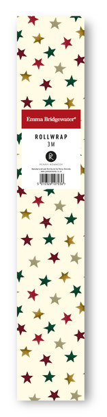 Rollwrap 12BIN- EB SALE Christmas Stars (3mtrx70cm) (X26PKWR 08201900)