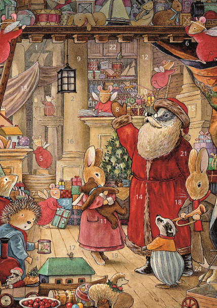 Foxwood Tales A5 Advent- Santa's Toys (X26POF AFT01)