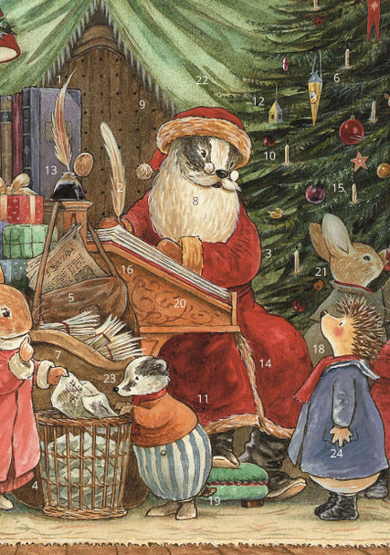 Foxwood Tales A5 Advent- Santa's List (X26POF AFT02)