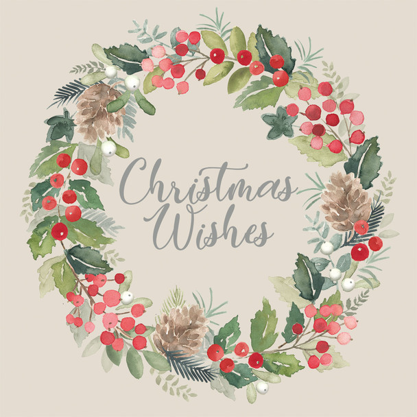Merry Wreath Cream