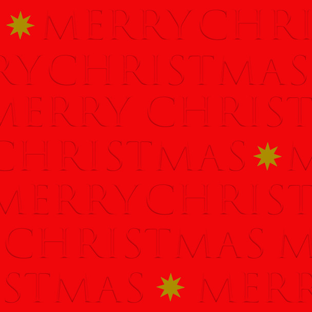 SALE - Embossed Christmas Letters-Red