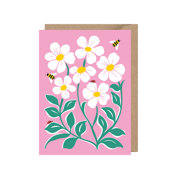 Small Card- Daisies (95 x 127mm)