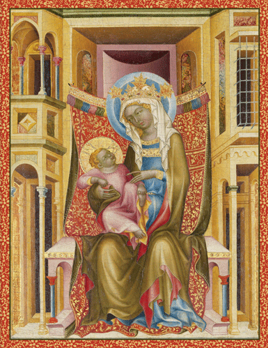 Box 16 - Virgin And Child Enthroned (X26CAR D102306)