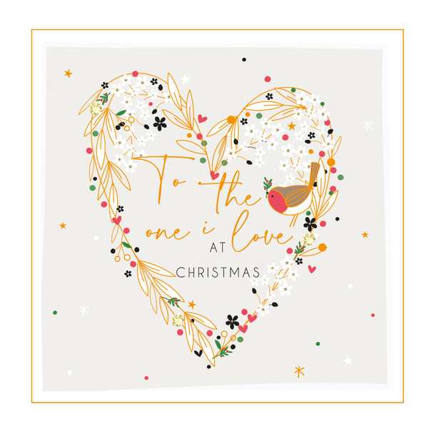 Signature - One I Love Heart Wreath (with Crystals)