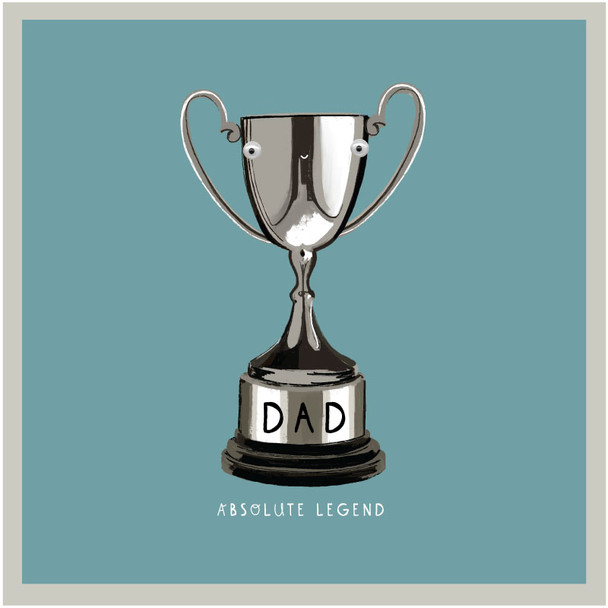Father's Day - Absolute Legend Trophy (Googly Eyes)