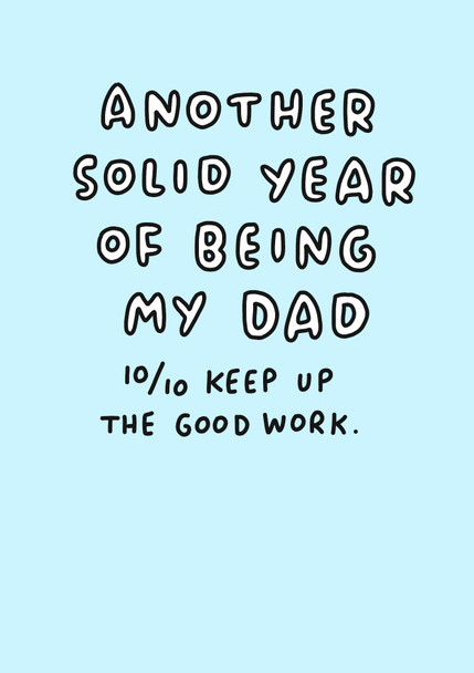 Father's Day - Dad Good Work