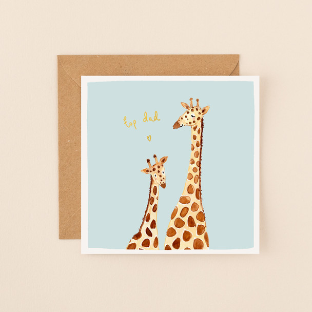 Dad - Top Dad Giraffes (Gold Foil)
