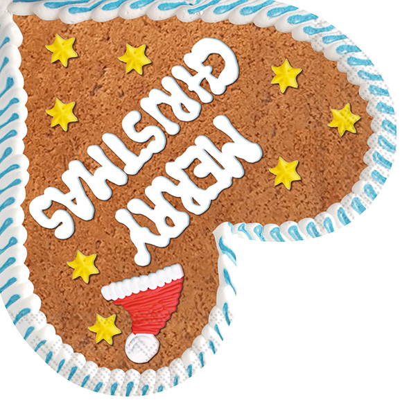 Cut Out - Yummy Xmas Brown (Pkt 12) (X26IHRL 978430)