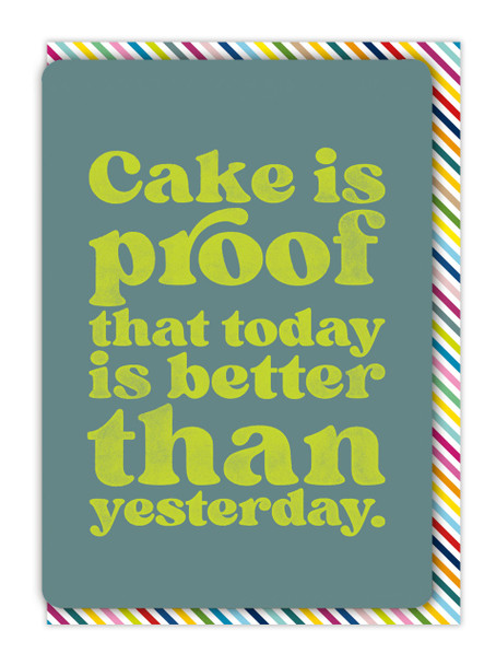 HB- Cake Is Proof