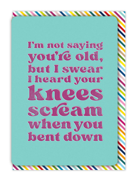HB- Knees Scream