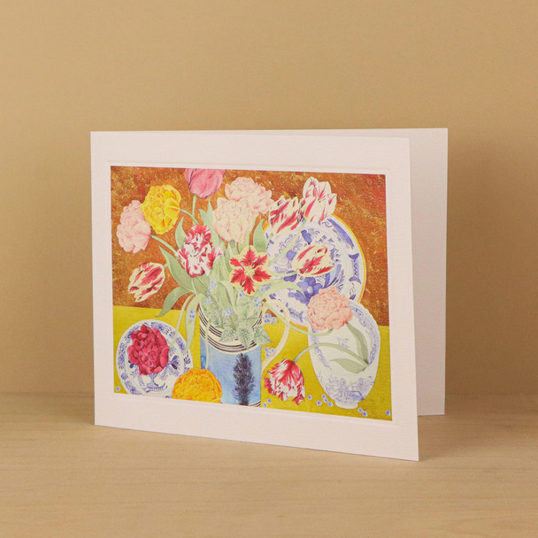 Angie Lewin - Tulips And Blue China