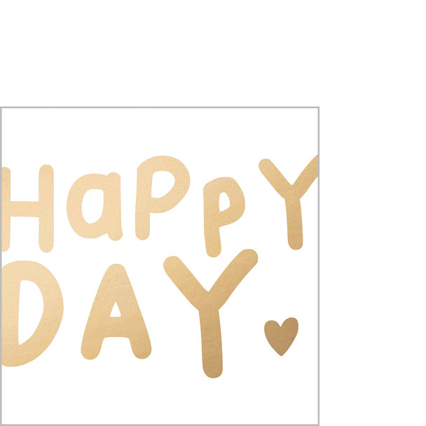 Happy Day Heart White Gold-Cocktail