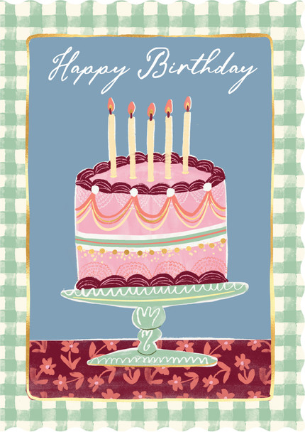 Scalloped HB- Cake