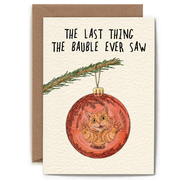 Cat Bauble (X26BEW C43)