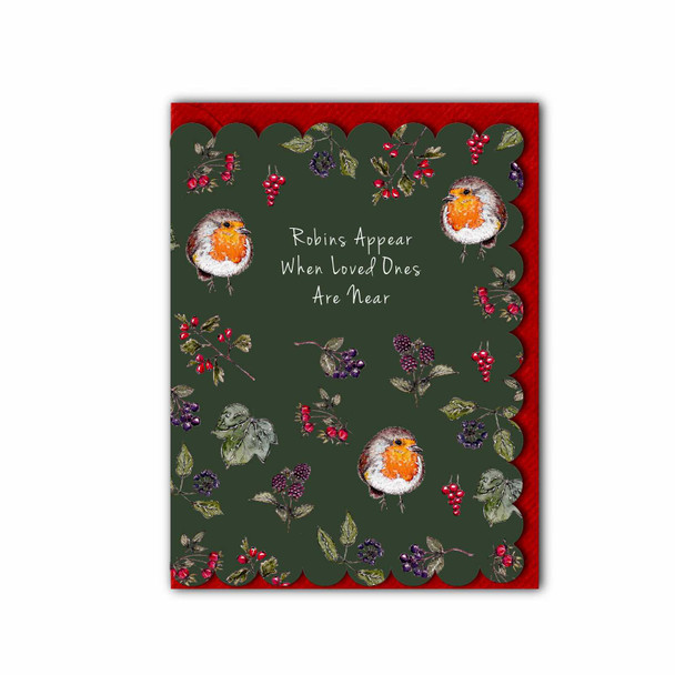 Small Card- Robins Appear (Unbagged 90x110mm)