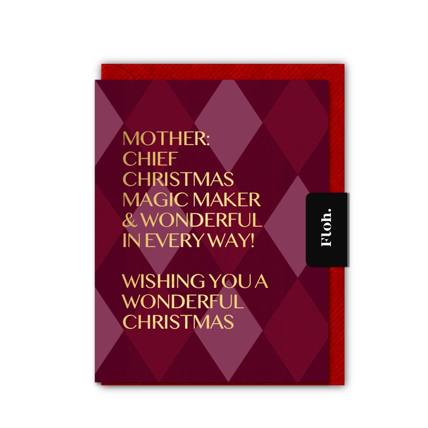 Mother (Foiled Text,unbagged 108x140mm)