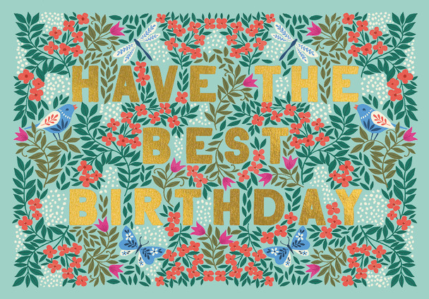 Litttle Wonders HB- Floral (105x150mm Foiled)