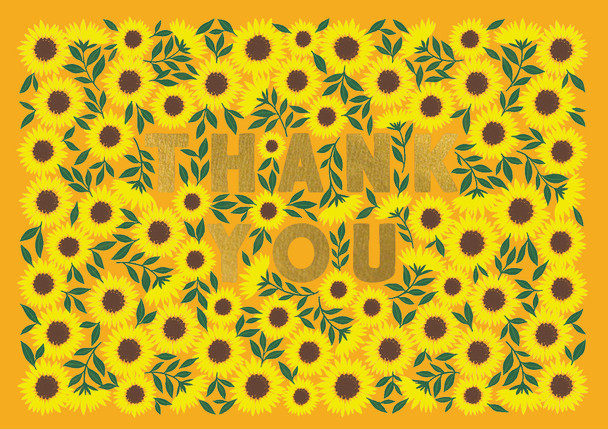 Litttle Wonders TY- Sunflowers (120X170mm Foiled)