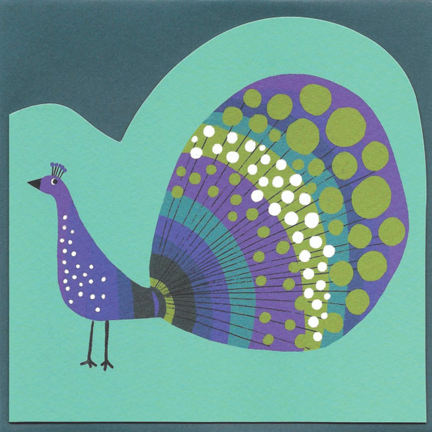 Huffalumpa- Peacock (Die-cut)