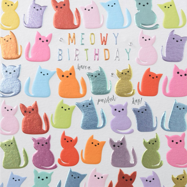 HB- Meowy (Embossed with Gems)
