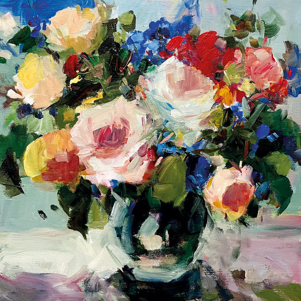 Spring Bouquet in a Vase